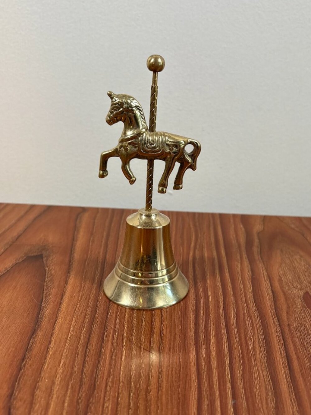 Solid Brass Carousel Horse Bell